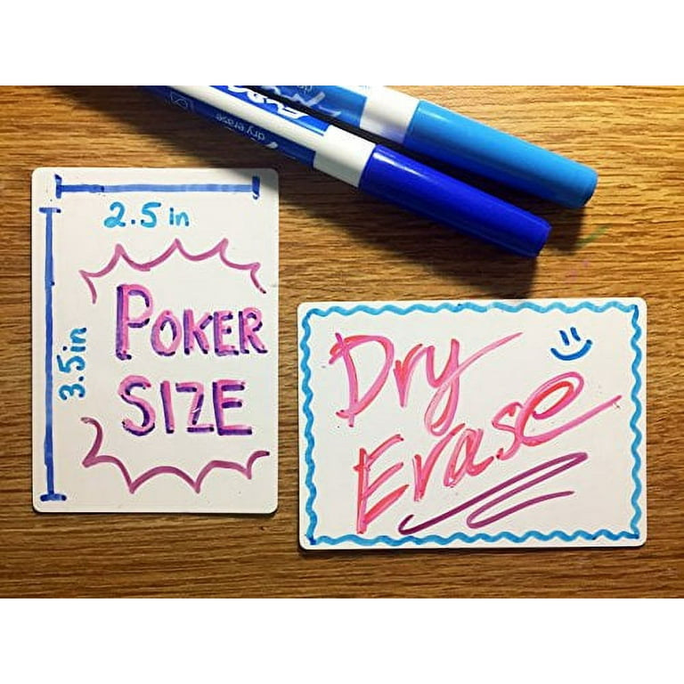 Apostrophe Games Dry Erase Blank Cards (Poker Size) (180 Cards)