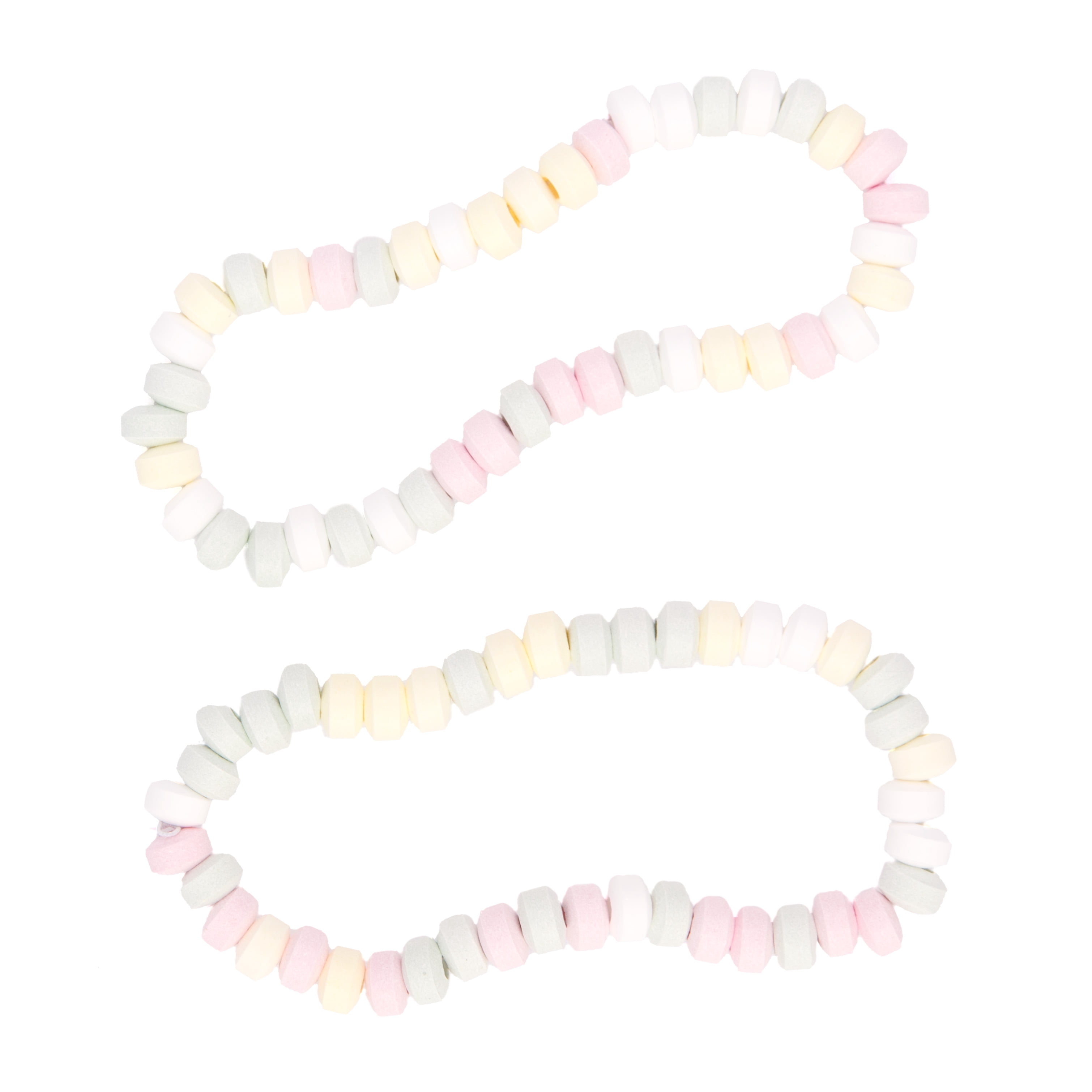Candy Necklace Party Favors, Multi-Pastel Colors, 6 Count, by Way To Celebrate