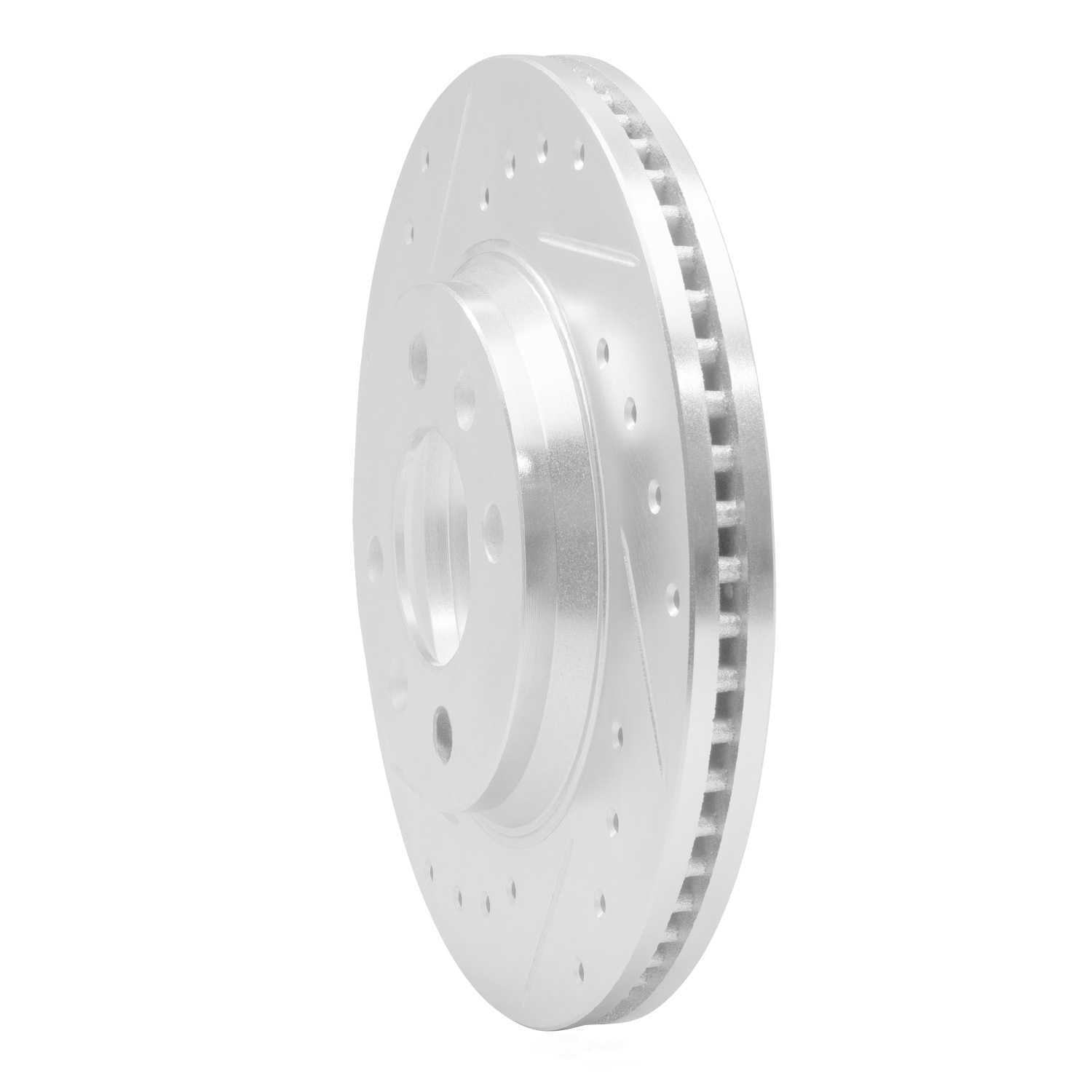 Dynamic Friction Company 631-65005L DFC Brake Rotor - Drilled And Slotted - Silver