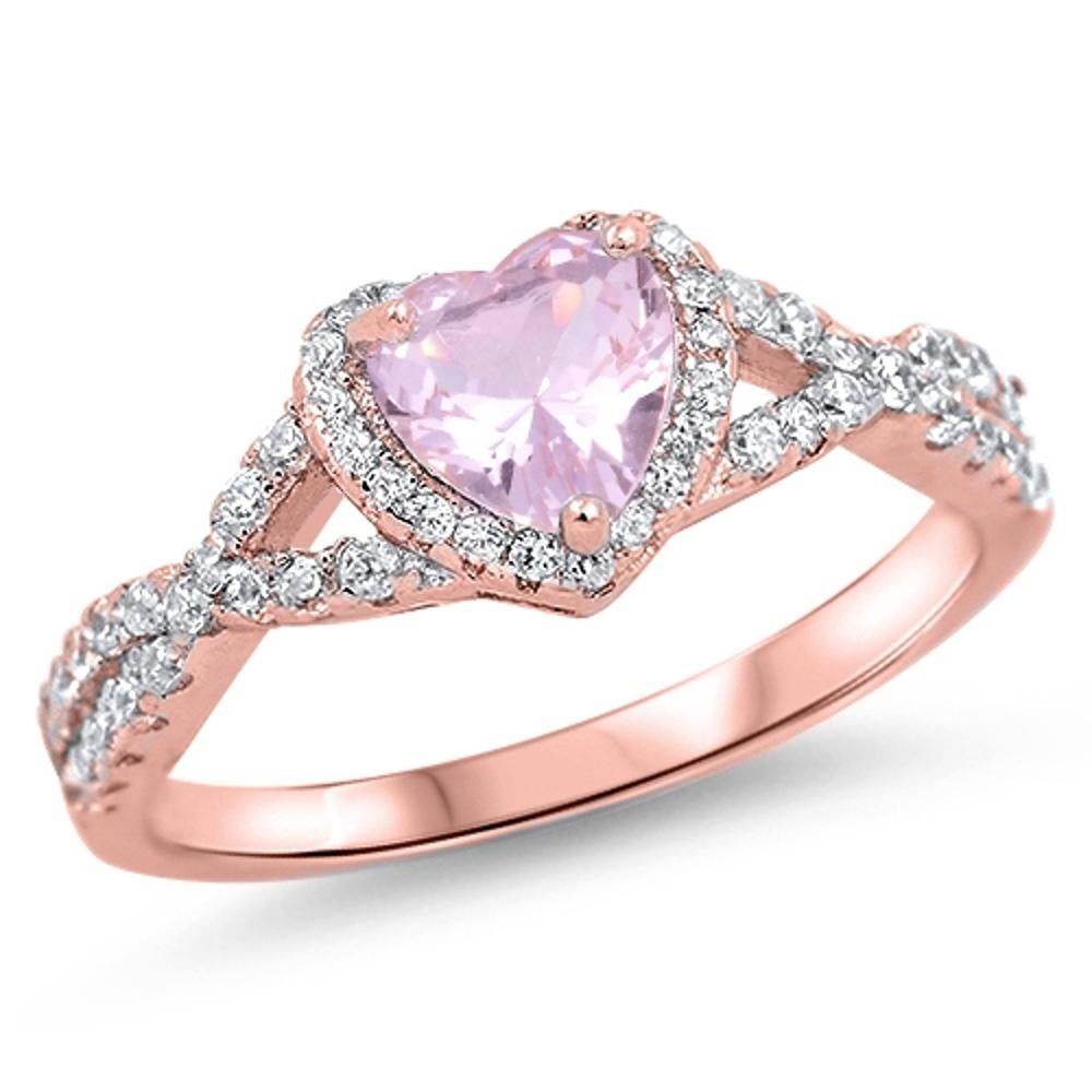 Unique Copper Ring Decorative Elegant Copper Hollow Love Heart Ring for Home 