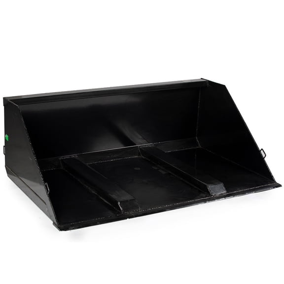 Titan Attachments 84in Fork Mounted Telehandler Bucket, 7ft Dirt Bucket with 1.64 Cu Yd Capacity, Landscaping and Construction