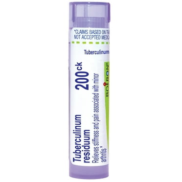 Boiron Tuberculinum Residuum 200CK, Homeopathic Medicine for Stiffness and Pain associated with Minor Arthritis, 80 Pellets
