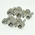thumbnail image 2 of 6mm 10mm 12mm Hose Barb Tail 1/4" 1/2"Inch BSP Female Thread Connector Joint Pipe Fitting,SS304 Stainless Steel Coupler Adapter ,Easy to Install, 2 of 2