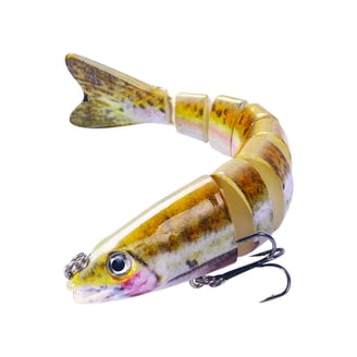 casto fishing lures CastMan Gold/Blue Shore Jig Casting Minnow Lure 20g:3/4oz