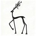 thumbnail image 4 of Hvmvliv Metal Deer Figurine for Home and Christmas Decor - Elegant Desktop Statue with Sturdy Base, Ideal as a Festive Centerpiece or Year-Round Gift for Mantel, Table, and Office Decoration Black, 4 of 5