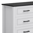 thumbnail image 5 of DEXTRUS White 6-Drawer Wooden Dresser, Sturdy TV Stand with Power Outlet, Storage for , Entryway & Living Room, 5 of 9