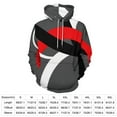 thumbnail image 2 of Modern Geometric Men's Women Vintage 3D Hooded Sweatshirt - All-Season Loose Fit Streetwear, 2 of 6