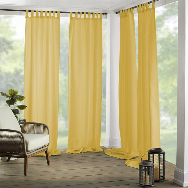 Modes pour la Maison Intérieur/extérieur Uni à Pattes Simple Panneau Rideau de Fenêtre Drapé x &#;