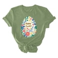 thumbnail image 4 of Xuety Women's Summer Tops 2026 Easter Short Sleeve Shirts Summer Outfits Spring Dressy Easter Eggs Casual Clothes, 4 of 6