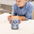 thumbnail image 6 of Soft Plush Elephant Stuffed Animal, Cute Cuddle Companion Doll, Easter Toys, Adorable Elephant Toy for Home Table Decoration, Ideal Gift for Birthday and Cozy Sleeping Toy, 5.9in/15cm, F, 6 of 6