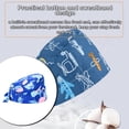 thumbnail image 3 of VONKY Gourd Caps Nurse Durability Pure Color Button Professional Assorted Colors Tie Back Work Uniform Operating Hats L15, 3 of 4