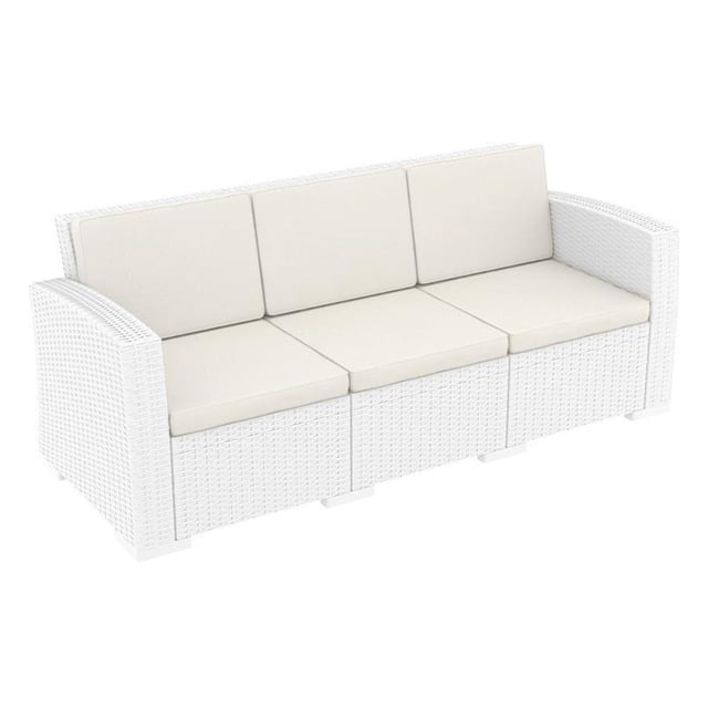 Compamia Monaco Sofa d'Extérieur Blanc avec Coussin