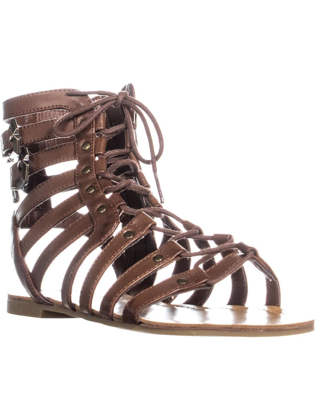 gladiator heels brown