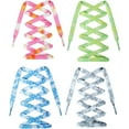 4 Pairs（120cm） Durable Replacement Flat Shoelaces for Sports Shoes