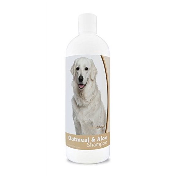 Healthy Breeds Kuvasz Oatmeal Shampoo with Aloe 16oz Mild & Gentle for Sensitive Skin - Hypoallergenic Formula & pH Balanced