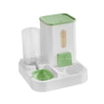 thumbnail image 4 of Comedero y dispensador de agua para mascotas, fuente de agua automática para mascotas, para gato, perro, conejo, hurón, conejillo de indias Verde, 4 of 8