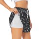 thumbnail image 1 of Balery Dog Paw Pantalones cortos deportivos para mujer con forro y dos bolsillos, elásticos, para entrenamiento, gimnasio, yoga-X-Large, 1 of 7