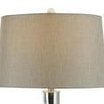 thumbnail image 3 of 32 Inch Table Lamp with Traditional Base - Empire Shade - Glass - Chrome, 3 of 5