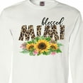 thumbnail image 4 of Inktastic Blessed Mimi Leopard Print and Sunflowers Long Sleeve T-Shirt, 4 of 5