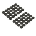 thumbnail image 1 of 48pcs 2.2cm tapete antideslizante almohadillas autoadhesivas piso silencioso protectores pies pies para muebles mesa silla (negro redondo), 1 of 7