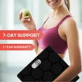thumbnail image 3 of INEVIFIT Bathroom Scale, Highly Accurate Digital Body Weight Scale Up to 400lbs - Black, 3 of 6
