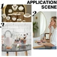 thumbnail image 5 of 1Pc Microfiber Necklace Display Stands Desktio Bust Shaped Necklace Holder with Wood Base White 14x8.5x18.5cm, 5 of 5