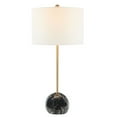 thumbnail image 3 of SAFAVIEH Weller 32 in. Modern Contemporary Table Lamp, Black Marble, 3 of 6
