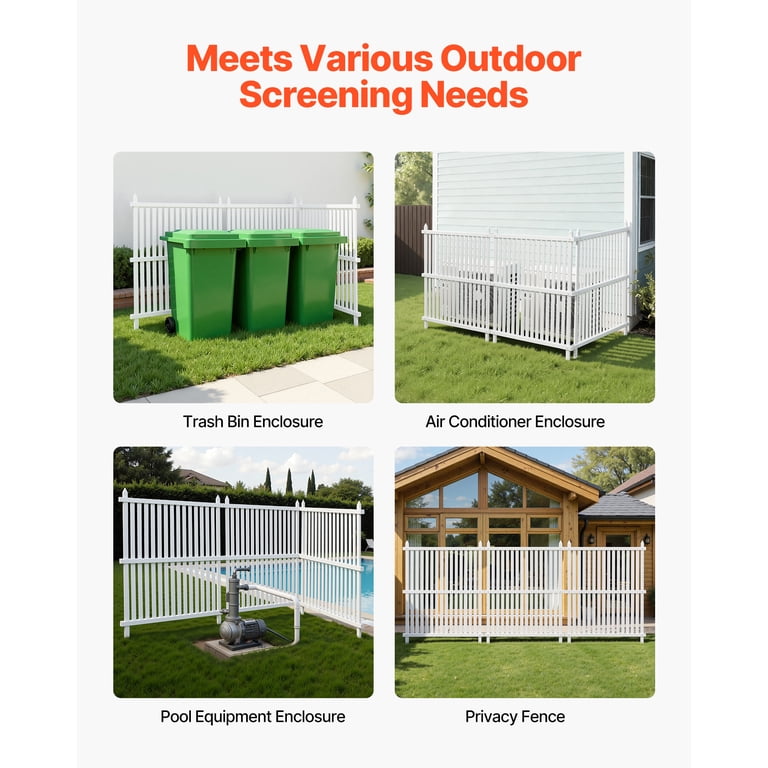 KFFKFF 3-Panel Vinyl Privacy Screen, 36 x 45 in photo 6