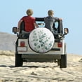 thumbnail image 6 of Camping Spare Tire Cover Watercolor Eucalyptus Leaves Wheel Protectors Weatherproof Green Leaf Watercolor Tire Cover Universal Fit for Trailers SUV Truck Camper Travel 13inch, 6 of 8