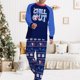 thumbnail image 5 of Pantalones De Camisa De Otoño Conjunto de pijama familiar de 2 piezas con cuello redondo estampado azul para padres e hijos traje diario Ygjytge Papá Azul Xxl para Hombre, 5 of 8