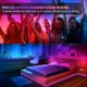 thumbnail image 4 of Tira de LED superbrillante de 3M [Control inteligente de aplicación] Tira de LED RGB Bluetooth 5050 multicolor Sincronización de música/voz Cambio de color para iluminación del hogar Decoración de, 4 of 5