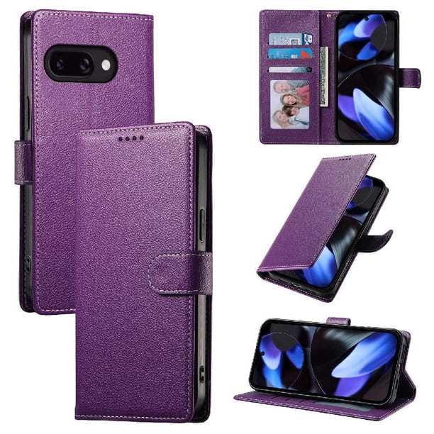Funda para FOXDOCK Google Pixel 9A– Cuero Premium, 3 ranuras para tarjetas, Protección contra impactos