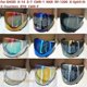 thumbnail image 2 of For Shoei X14 X-14 Z7 Z-7 Cwr-1 Cwr1 Nxr Rf-1200 Rf1200 X-spirit 3 Xspirit Iii X-fourteen Ryd Helmet Visor Mirror Iridium Lens, 2 of 5