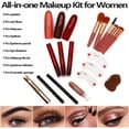 thumbnail image 3 of Paleta de maquillaje Miss Rose M 187 colores con lápiz labial y máscara, 3 of 7
