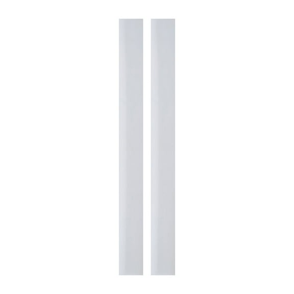 Silicone Stove Gap Seal Strip, 21-Inch 2-Piece Set, White Color, Oil-Stain Resistant for Kitchen