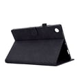 thumbnail image 5 of ELEHOLD For Samsung Galaxy Tab A9 Diamond Embossing Leather Folio Folding Full Body Protective Case Kickstand Shockproof Cover, Auto Sleep&Wake, with Credit Card Slot, Black, 5 of 10