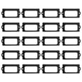 thumbnail image 1 of EXHUMKY 20Ud Marcos Para Etiquetas De Cajas En Metal Negro Para Oficina Y Muebles, 1 of 8