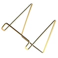 thumbnail image 3 of Metal Electroplated Portable Bookshelf Desktop Supporter Tablet Holder for Home Office (Golden), 3 of 5