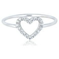 thumbnail image 5 of JeenMata Heart-Shaped Halo Jewelry Gift Set 0.50 TCW Moissanite with Ring, Earrings & Pendant, 5 of 6