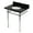 Black Granite / Polished Chrome, variant on Kingston Brass KVPK30K86ST Dreyfuss 30" Black Granite Console Sink with Stainless Steel Legs (8-Inch, 3-Hole), Black Granite/Polished Nickel