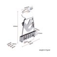 thumbnail image 1 of pitrice 6 String Guitar R Trapeze Tailpiece for Archtop Jazz Bass Guitar Bridge Part, 1 of 9