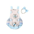 thumbnail image 1 of Aunavey Infant Baby Gril Easter Romper Bunny Halter Ruffle One Piece Outfit Clothes Playsuit with Headband, 1 of 8