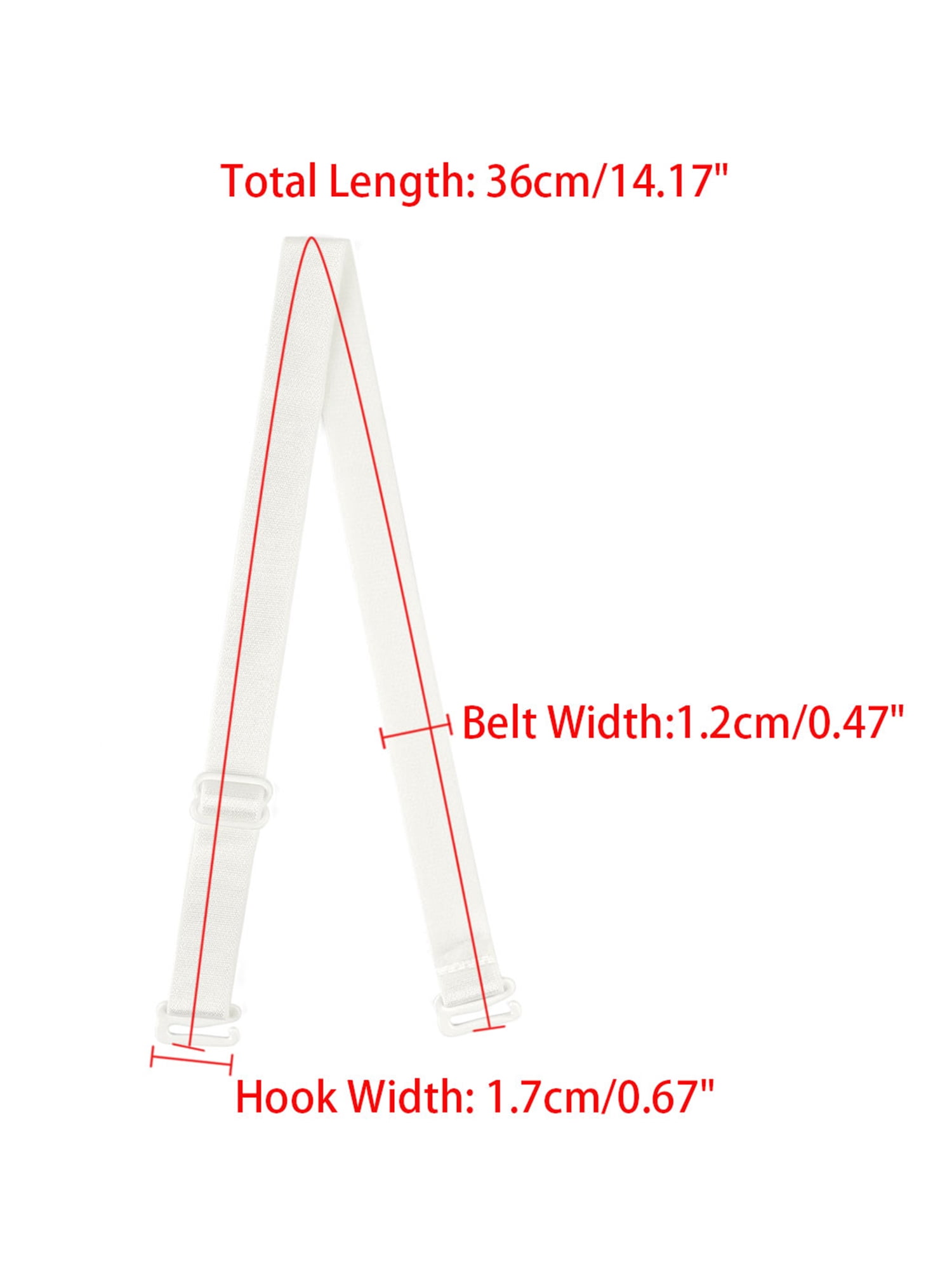 Unique Bargains Stretchable Shoulder Bra Shoulder Straps Women Elastic Bra Straps