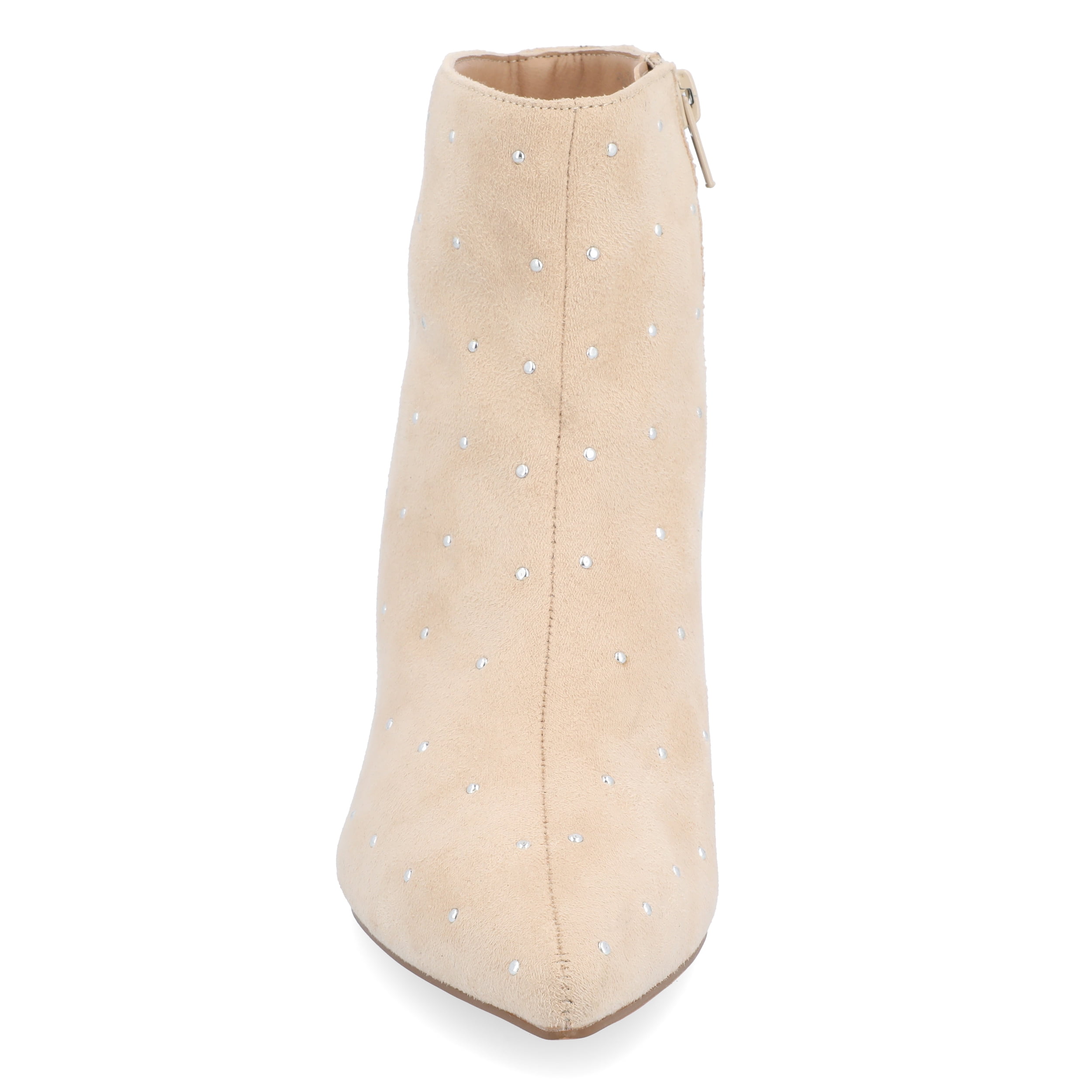 Journee Womens Rossia Inside Zip Kitten Heel Booties