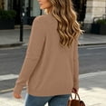 thumbnail image 5 of cocolona Cardigan Sweaters for Women Long Sleeve Open Front Knit Loose Cardigan Fall Solid Color Tops, 5 of 7