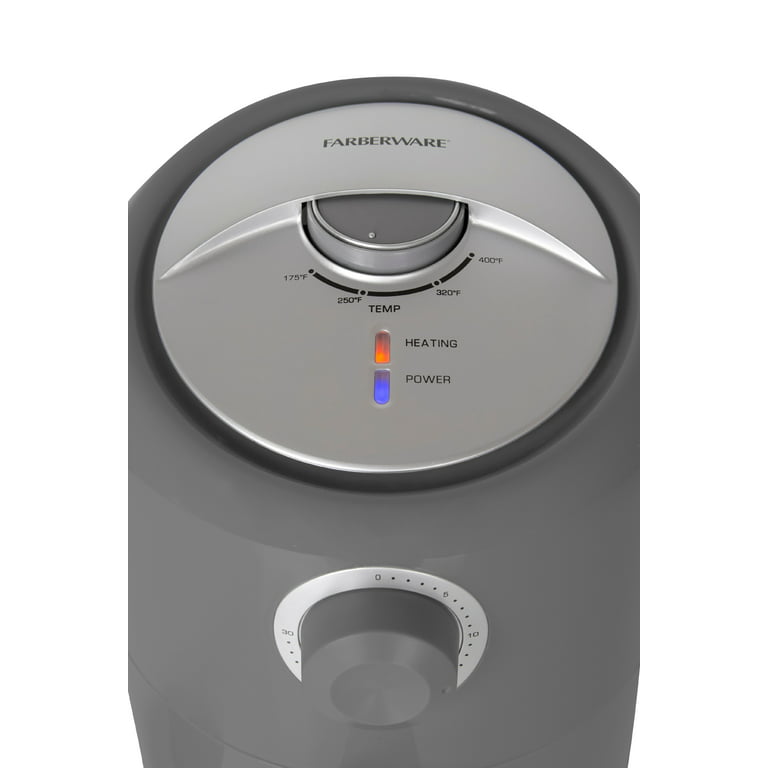 Farberware 1.9-Quart Compact Air Fryer, Oil-Less Fryer, Grey 