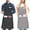 White+Black, variant on FunChaos 2 Pack Cooking Aprons for Women & Men, Chef Apron for BBQ Baking Restaurant(Black/White)