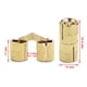 thumbnail image 5 of Paquete de 4 bisagras de latón ocultas, bisagras cilíndricas invisibles para muebles, 5 of 8