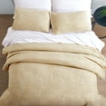 thumbnail image 2 of Better Homes & Garden Tan Chenille 3-Piece Comforter Set, Full/Queen, All Ages, 2 of 8