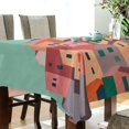 thumbnail image 5 of Yayeee Tablecloths 60" x 108" Rectangle Wrinkle Resistant Party Table Cover, Cityscape Painting, 5 of 8
